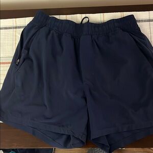 lululemon athletica Men's Athletic Shorts - Navy Blue